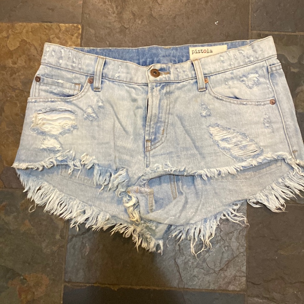 Pistola Cut Off Distressed Shorts size 29